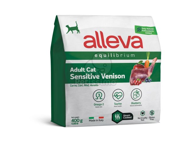 Alleva Equilibrium Adult Cat Sensitive - szarvas  10 kg