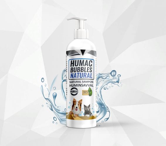 HUMAC BUBBLES NATURAL SAMPON  250 ml