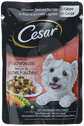 Cesar alutasakos eledel marhával és zöldséges raguval  100 g