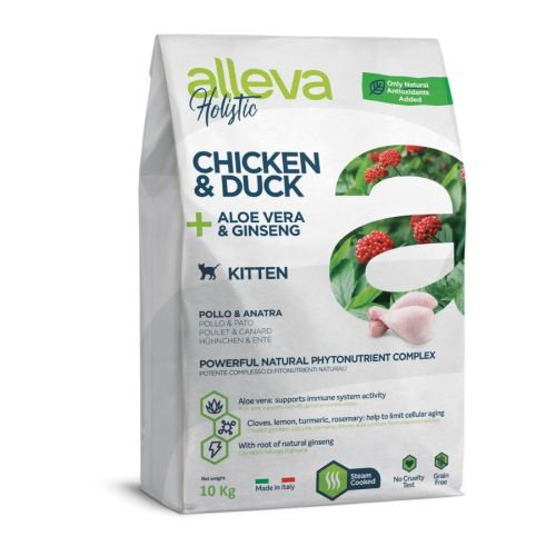 Alleva Holistic Kitten Chicken & Duck  10 kg
