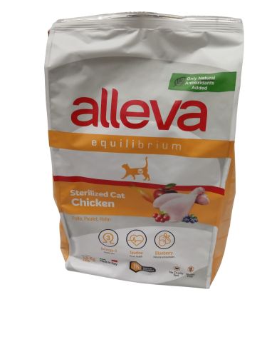 Alleva Equilibrium Adult Cat Sterilized - csirke  1.5 kg