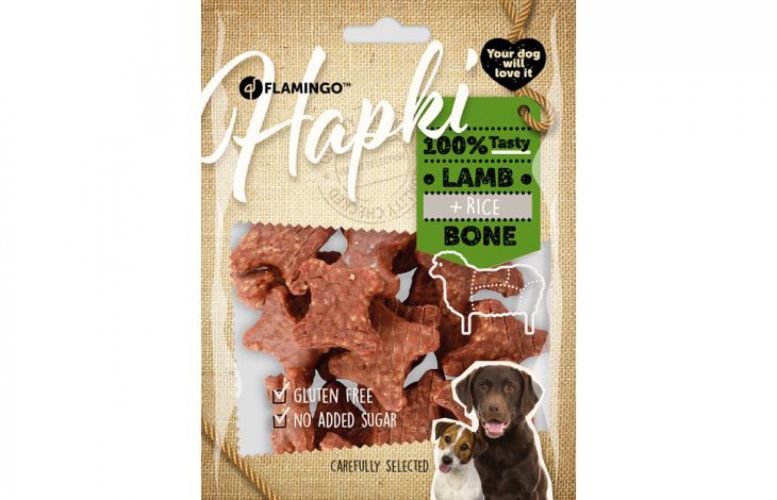 Flamingo Hapki Bone - bárányos rizzsel  170 g