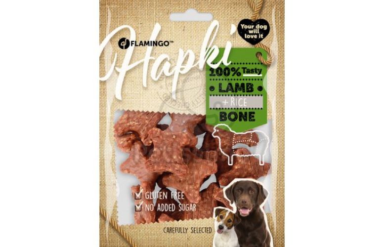 Flamingo Snack - Hapki Bone - bárányos rizzsel  170 g