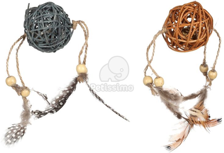 Flamingo Chayenne fonott labda tollakkal  1 db