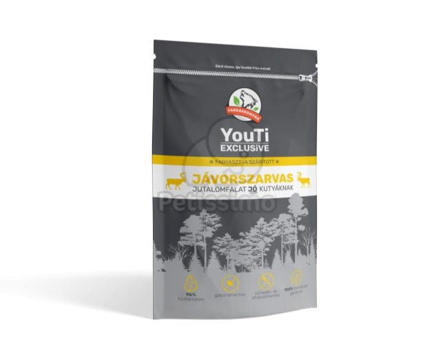 Farkaskonyha YouTi Exclusive jutalomfalat jávorszarvasos ízesítésben  50 g