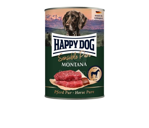 Happy Dog Sensible Pure Montana - Lóhúsos konzerv  800 g