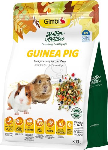 Gimbi Mother Nature Guinea Pig - állateledel tengeri malacok számára  800 g