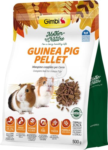 Gimbi Mother Nature Guinea Pig Pellet - állateledel tengeri malacok számára  500 g