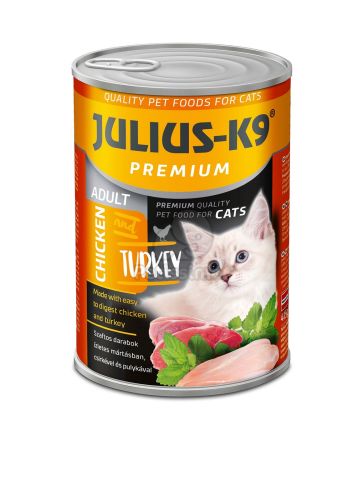 Julius-K9 Adult - Chicken & Turkey konzerv macskáknak  415 g