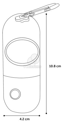 Flamingo kakizacsi tartó LED lámpával  1 db