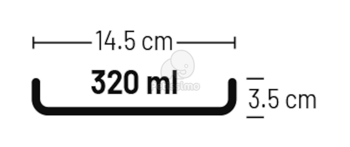 Flamingo kerámiatál - Rani  320 ml