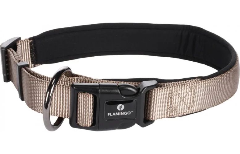 Flamingo Abbi nyakörv - taupe  L - 2.5 cm  x 50-55 cm