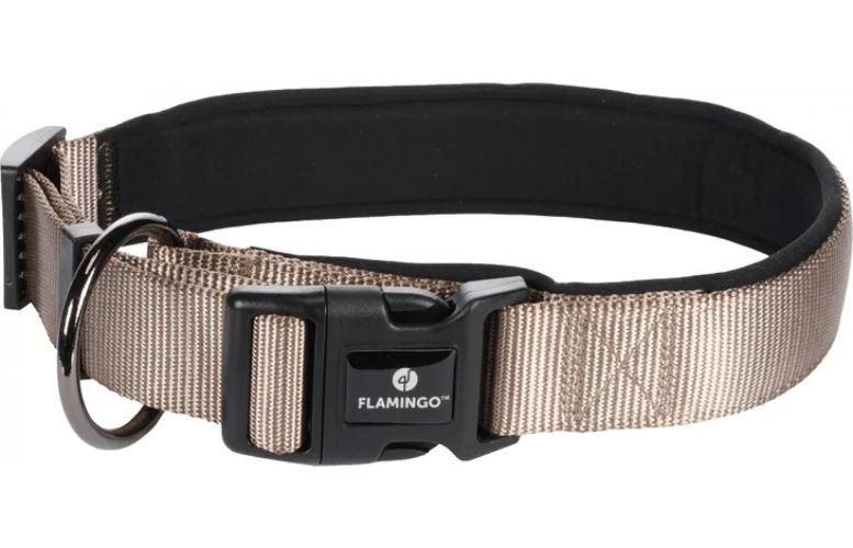 Flamingo Abbi nyakörv - taupe  XL - 3.2 cm x 55-60 cm