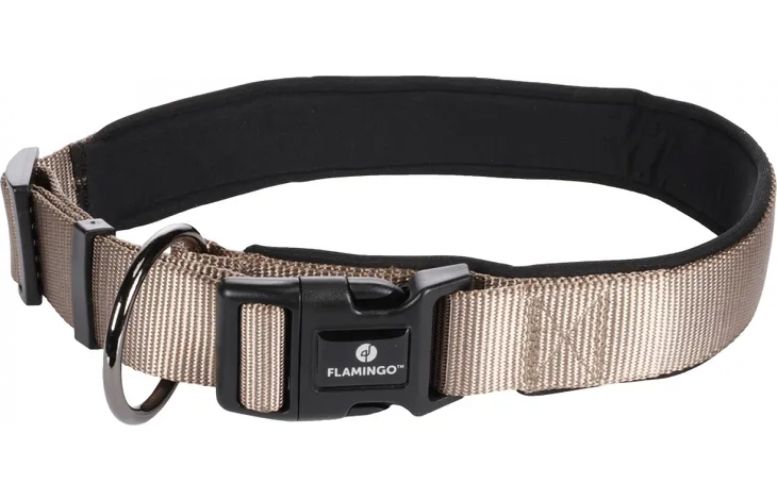 Flamingo Abbi nyakörv - taupe  XXL - 3.2 cm x 60-65 cm