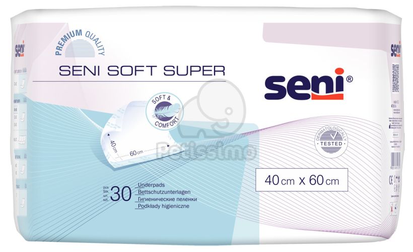 Seni Soft Super nedvszívó alátét  60x60 cm - 30 db