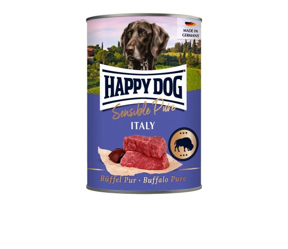 Happy Dog Sensible Pure Italy - Bivaly húsos konzerv  400 g