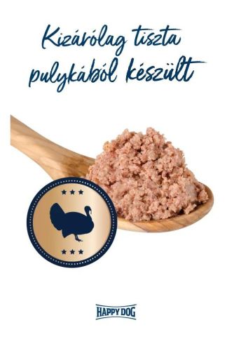 Happy Dog Sensible Pure Texas - Pulykahúsos konzerv  200 g