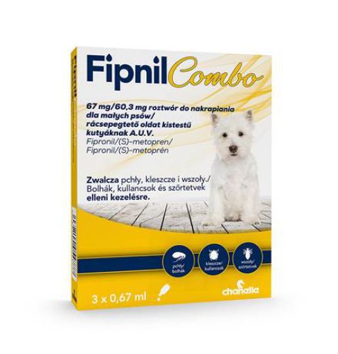 FIPNIL COMBO SPOT-ON 67 MG/60,30 MG 3 x  0.67 ml