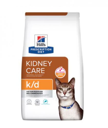 Hill's Prescription Diet k/d Kidney Care száraz macskatáp, tonhal  3 kg