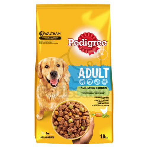 Pedigree Adult száraztáp - csirkével és zöldséggel  7 kg
