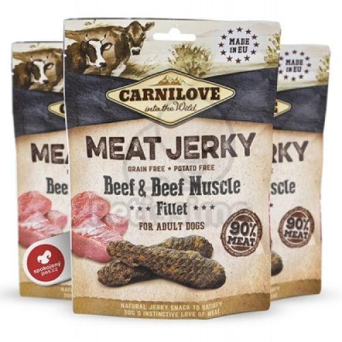 Carnilove Jerky Snack marha filé  100 g