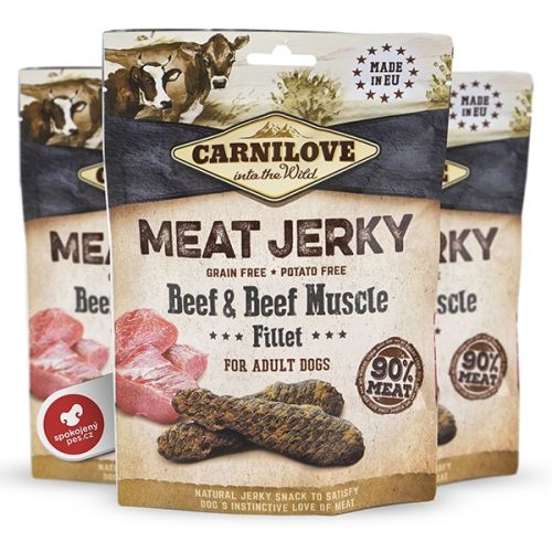 Carnilove Jerky Snack marha filé  100 g