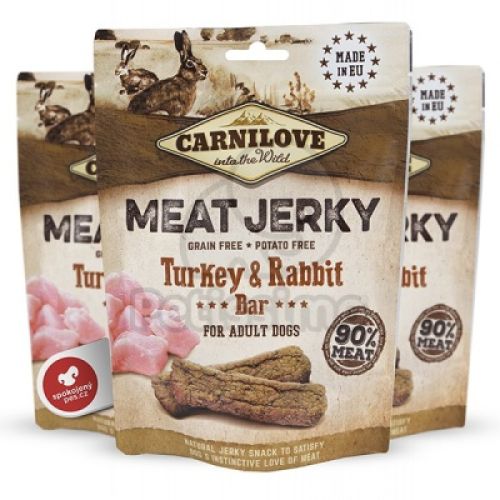 Carnilove Jerky Snack nyúl & pulyka  100 g