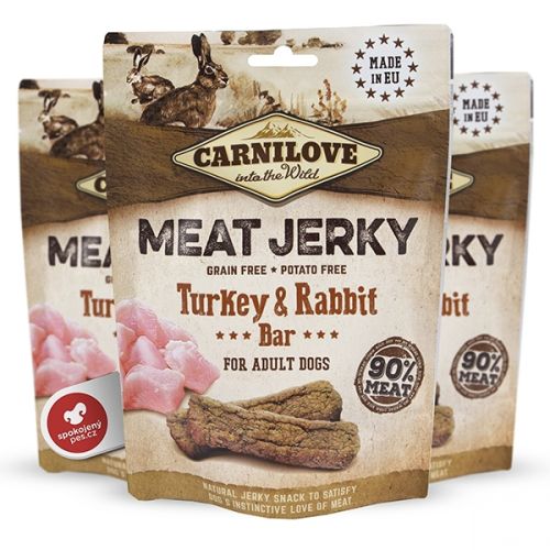 Carnilove Jerky Snack nyúl & pulyka  100 g