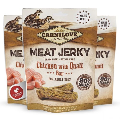 Carnilove Jerky Snack fürj & csirke  100 g