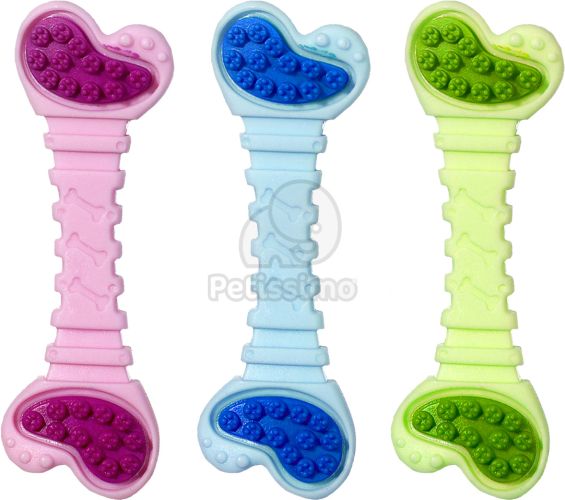 Flamingo Ruffus gumicsont  10.5 cm