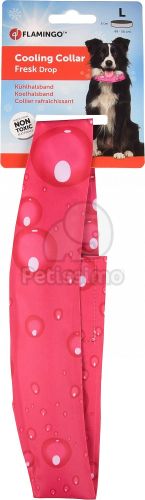 Flamingo hűsítő nyakörv - pink 4 cm x 16-22 cm   1 db