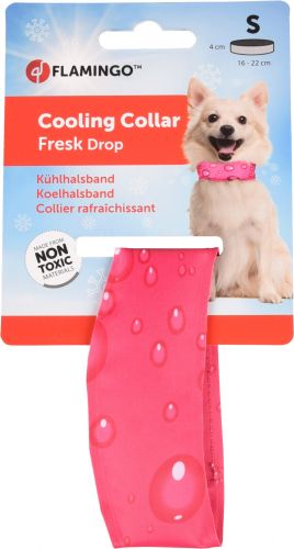Flamingo hűsítő nyakörv - pink 4 cm x 16-22 cm   1 db