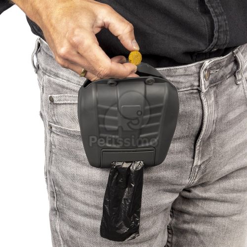 Flamingo jutalomfalat tartó kakizacsi tartóval - szürke  1 db