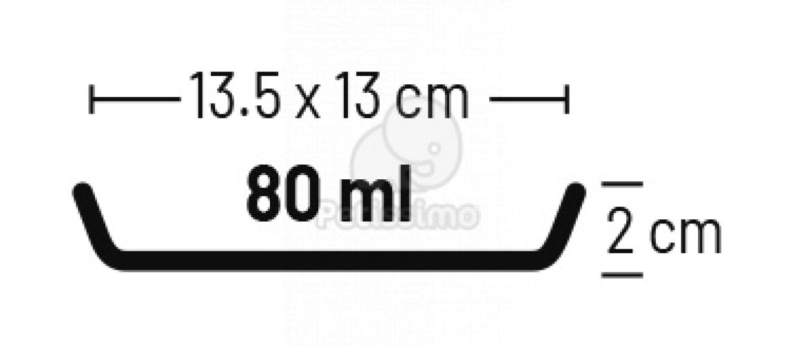 Flamingo kerámia tál macskáknak  80 ml