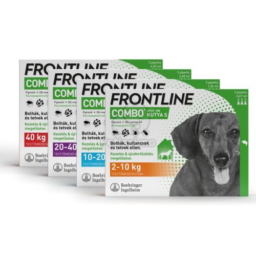 FRONTLINE COMBO KUTYA XL /40 KG FEL/ 3 x  4.02 ml