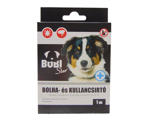 BOBI STAR FEKETE NYAKÖRV KUTYÁKNAK A.U.V  1 db