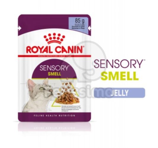 Royal Canin Sensory Smell - zselés nedves táp felnőtt macskák részére 12 x  85 g