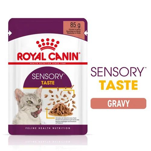 Royal Canin Sensory Taste - szószos nedves táp felnőtt macskák részére 12 x  85 g