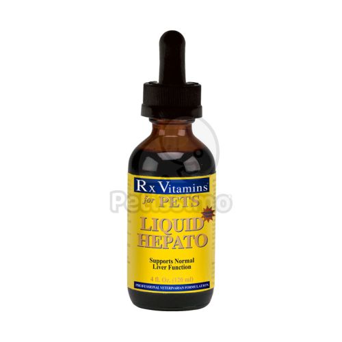 Rx Vitamins Liquid Hepato Chicken Flavor - májműködés támogatására csirke ízesítéssel  120 ml