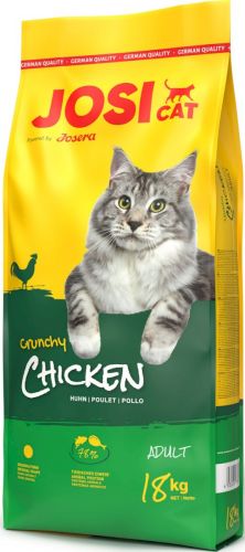 Josicat Crunchy Chicken ropogós csirkés száraz eledel macskák részére  18 kg
