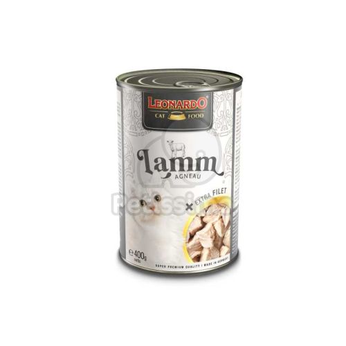 Leonardo bárány + extra filé konzerv macskaeledel  200 g