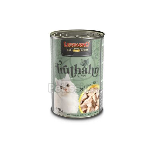 Leonardo pulyka + extra filé konzerv macskaeledel  200 g