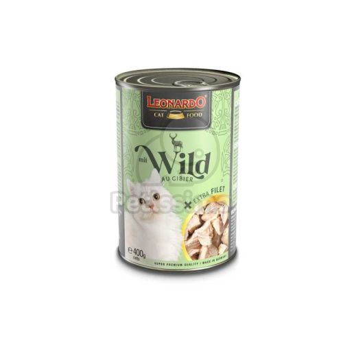 Leonardo vad + extra filé konzerv macskaeledel  400 g