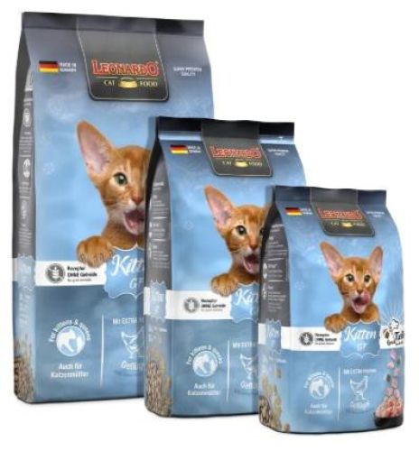 Leonardo Kitten GF friss hússal száraz táp kölyökmacskáknak  1.8 kg
