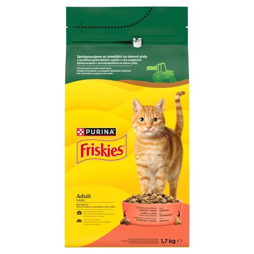 Friskies száraz macskaeledel - marhával, csirkével és zöldségekkel  1.7 kg