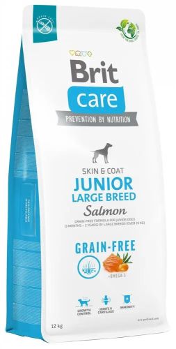 Brit Care Grain-free Junior Large Breed Salmon & Potato  12 kg