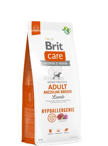 Brit Care Hypo-Allergenic Adult Medium Breed Lamb & Rice  12 kg