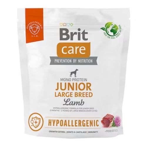 Brit Care Hypo-Allergenic Junior Large Breed Lamb & Rice  1 kg