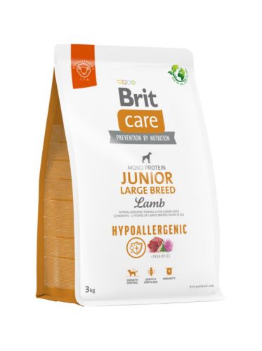 Brit Care Hypo-Allergenic Junior Large Breed Lamb & Rice  3 kg