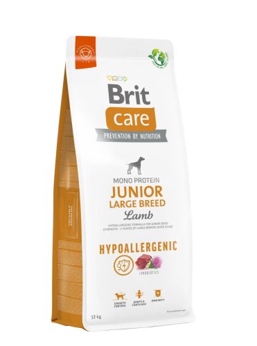 Brit Care Hypo-Allergenic Junior Large Breed Lamb & Rice  12 kg